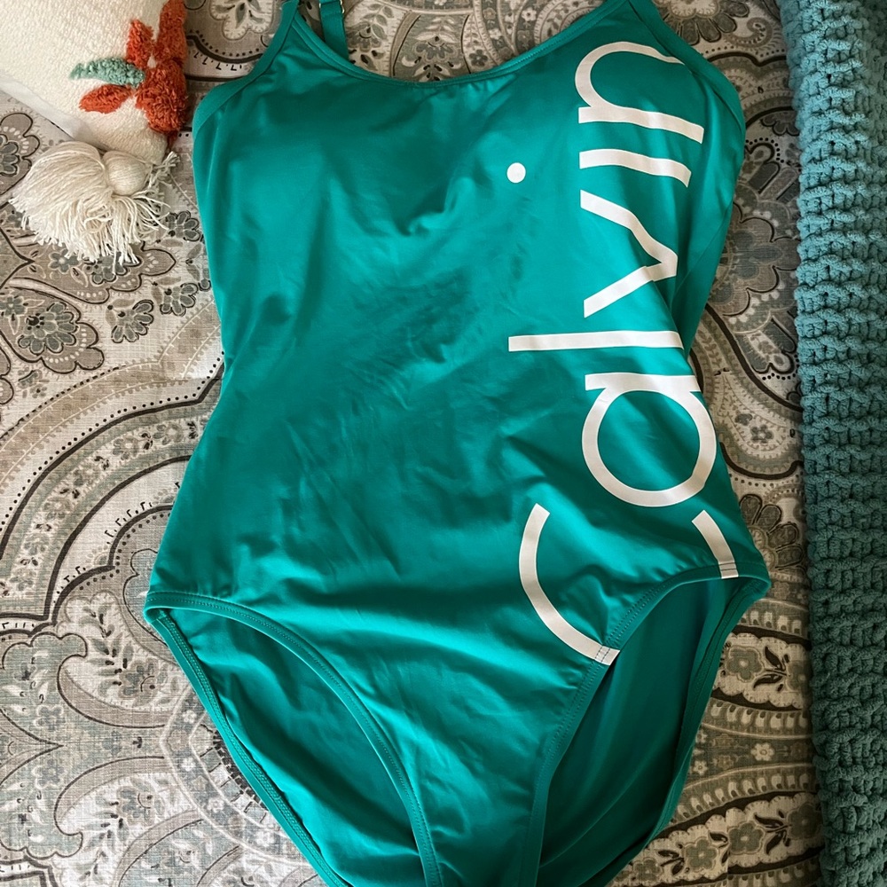 Calvin Klein Aqua One Piece Swimsuit
